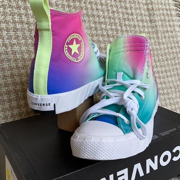 Converse Untitled Hi White/Barely Volt/Black MEN`S - Picture 10 of 15